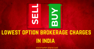 lowest option brokerage charges in india